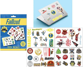 Set 4 fogli A5 decalcomanie adesivi stickers Fallout Videogame Fanattik