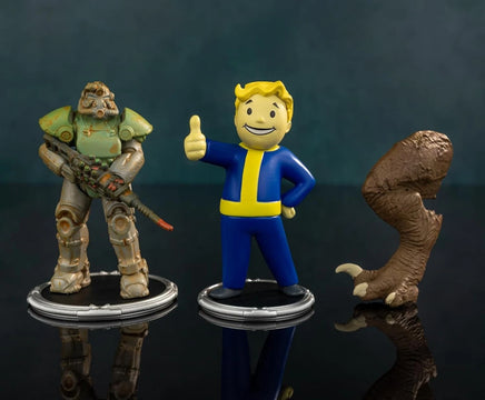 Fallout Mini Figures 2-Pack Set F Raider e Vault Boy (Strong) Pvc
