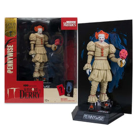 Statuetta Figure Movie Maniacs Pennywise Flashback Welcome To Derry Gold Edition