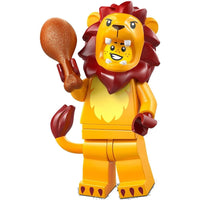 Set 7 Minifigures LEGO Pesciolino Delfino Scimmia Dalmata Coniglio Leone Gatto