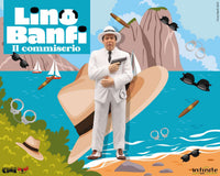 Figure Lino Banfi Film Commissario Lo Gatto Infinite Statue
