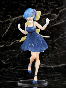 Statuetta Figure Taito Re:zero Rem Clear Dress Precious Renewal