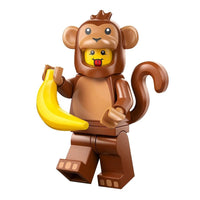 Set 7 Minifigures LEGO Pesciolino Delfino Scimmia Dalmata Coniglio Leone Gatto