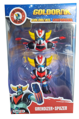 Figure 2 pack Robot Goldrake Grendizer Standing e Spazer