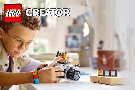 Set LEGO Fotocamera Retrò 3 in 1 Creator 31147
