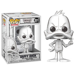 Funko Pop Looney Tunes Daffy Duck Sketched Disegno Bozza