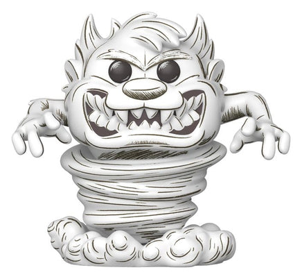 Funko Pop Looney Tunes Taz Diavolo della Tazmania Sketched Disegno Bozza