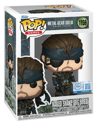 Funko Pop Metal Gear Solid 3 Big Boss Naked Snake Exclusive