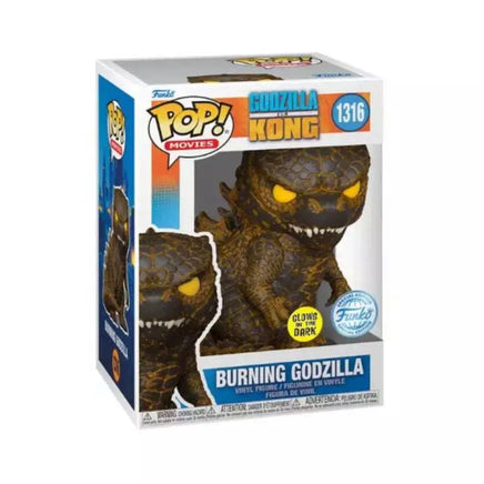 Funko Pop Burning Godzilla vs Kong Glows in The Dark Limited Edition
