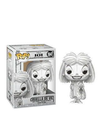 Funko Pop Cruelia De Mon Carica dei 101 Sketched Bozza Disegno Walt Disney