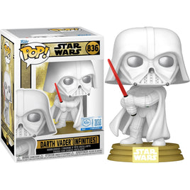 Funko Pop Star Wars Mandalorian e Grogu Darth Vader Infinities Exclusive Edition