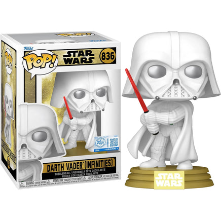 Funko Pop Star Wars Mandalorian e Grogu Darth Vader Infinities Exclusive Edition