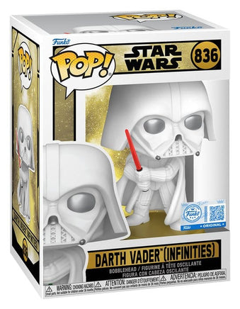 Funko Pop Star Wars Mandalorian e Grogu Darth Vader Infinities Exclusive Edition