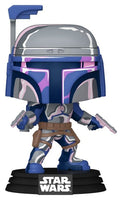 Funko Pop Star Wars Mandalorian e Grogu Jango Fett Bobblehead Retro