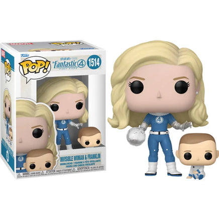 Funko Pop I Fantastici Quattro Donna Invisibile & Franklin
