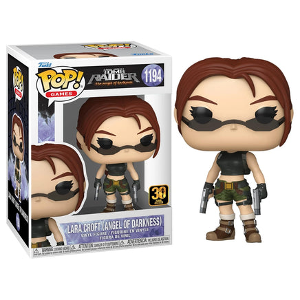 Funko Pop Tomb Raider Lara Croft Angel of Darkness 30Th Anniversario