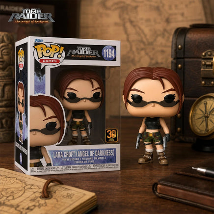 Funko Pop Tomb Raider Lara Croft Angel of Darkness 30Th Anniversario
