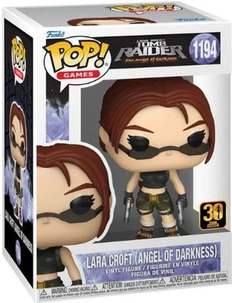 Funko Pop Tomb Raider Lara Croft Angel of Darkness 30Th Anniversario