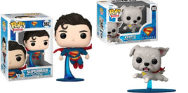 2 Pack Funko Pop Superman + Krypto