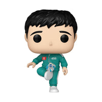 Funko Pop Squid Game Player 456 Seong Gi-Hun Kicking Jegi
