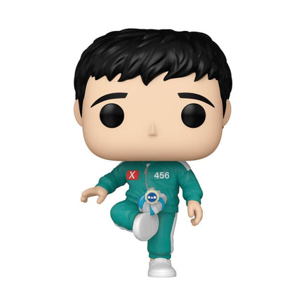 Funko Pop Squid Game Player 456 Seong Gi-Hun Kicking Jegi
