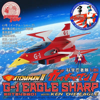 Modellino Astronave Gatchaman 2 Eagle Sharp Luci Led Scala 1/24 Ramen Toy