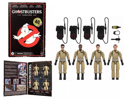 Action Figure Ghostbusters Plasma Series Action Figure 4-Pack 40° Anniversario