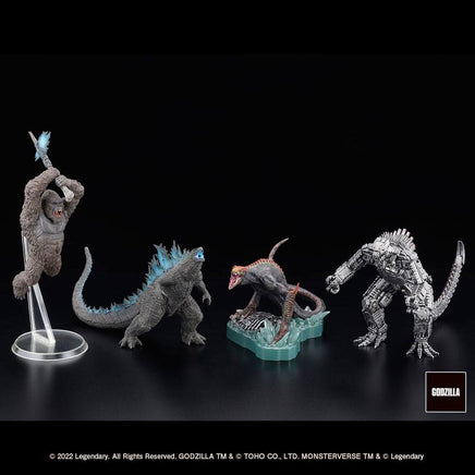 Figure Godzilla vs Kong Hyper Modeling Pvc 4 Packs Limited Edition