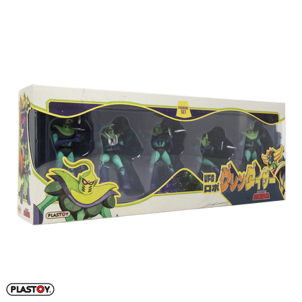 Set 5 Figure Soldati Vegani Goldrake Ufo Robot Grendizer 7 cm Plastoy
