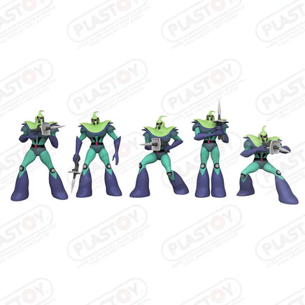 Set 5 Figure Soldati Vegani Goldrake Ufo Robot Grendizer 7 cm Plastoy