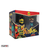 Set 2 Figures Grendizer Alcor e Actarus Goldrake Ufo Robot Duo Pack Plastoy