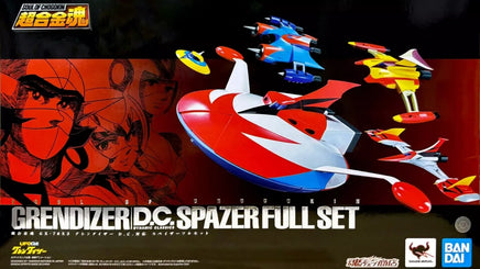 Action Figure Bandai Gx-76x3 Grendizer Spacer Full Set Goldrake