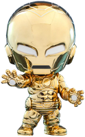 Mini Figure Iron Man Armatura Metallic Gold Cosbaby Hot Toys