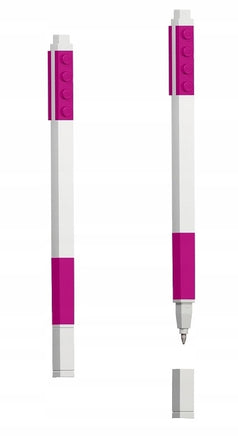 Set 2 Penne Ufficiali LEGO GEL con inchiostro di colore Viola