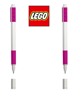 Set 2 Penne Ufficiali LEGO GEL con inchiostro di colore Viola