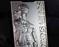 Lingotto in Metallo Metal Gear Solid 2 Snake Fanattik