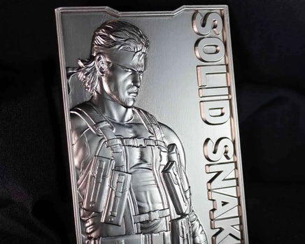 Lingotto in Metallo Metal Gear Solid 2 Snake Fanattik