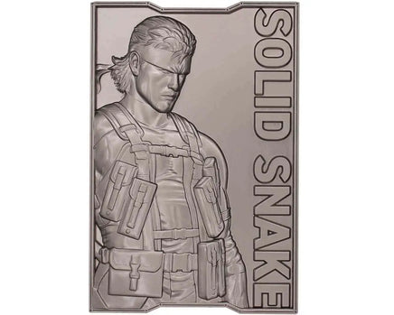 Lingotto in Metallo Metal Gear Solid 2 Snake Fanattik