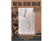 Lingotto in Metallo Metal Gear Solid 2 Snake Fanattik