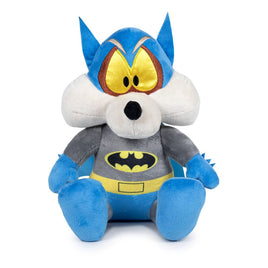 Peluche Looney Tunes Willy il Coyote Supereroe Batman 100Th Anniversario 20 cm