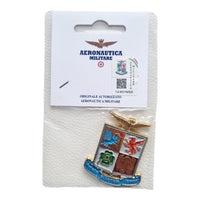Magnete in metallo smaltato stemma araldico Aeronautica Militare