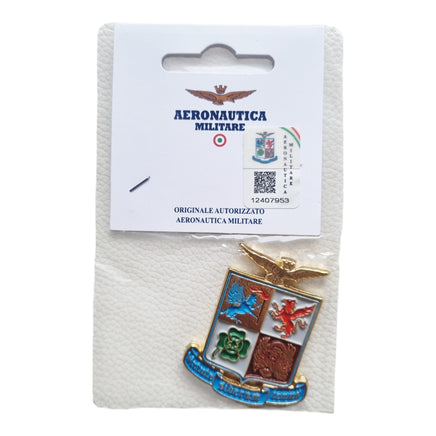 Magnete in metallo smaltato stemma araldico Aeronautica Militare