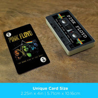 Mazzo di 52 carte da gioco Pink Floyd stile Musicassette