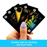 Mazzo di 52 carte da gioco Pink Floyd stile Musicassette