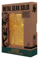 Lingotto in Metallo Raiden Metal Gear Solid 2 Gold Edition
