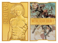 Lingotto in Metallo Raiden Metal Gear Solid 2 Gold Edition