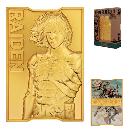 Lingotto in Metallo Raiden Metal Gear Solid 2 Gold Edition