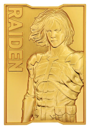 Lingotto in Metallo Raiden Metal Gear Solid 2 Gold Edition