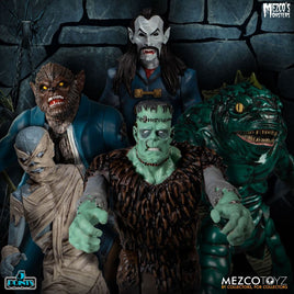 Action Figure Mezco's Monsters 5 Point Tower of Fear Deluxe Set