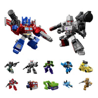 Set 12 Figure Transformers Blokees Kit modello in plastica Defender Version 01